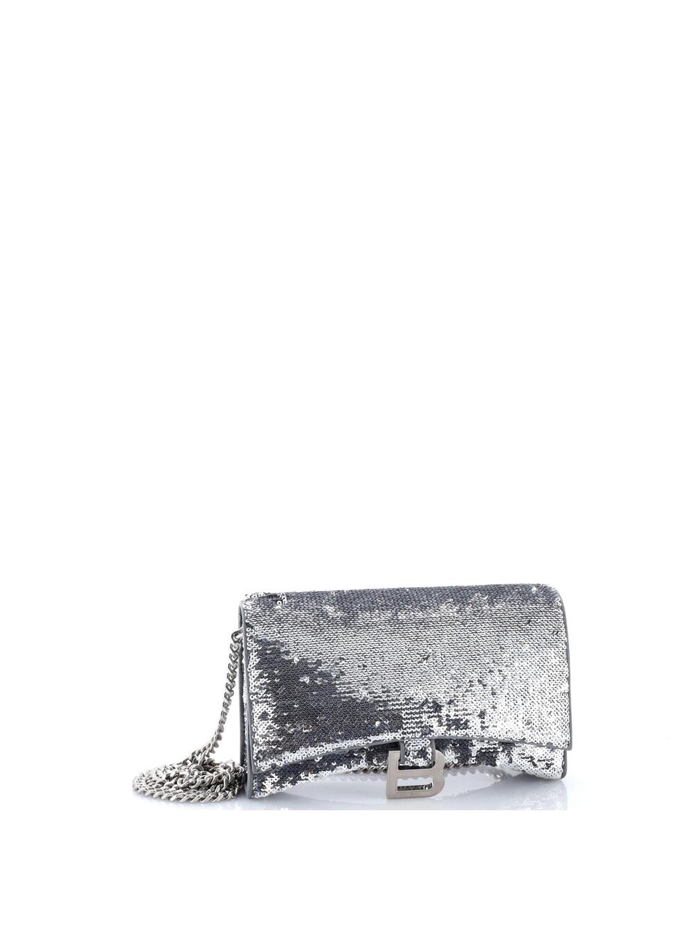 Balenciaga Hourglass Chain Wallet #203044B22B - Picture 2 of 6